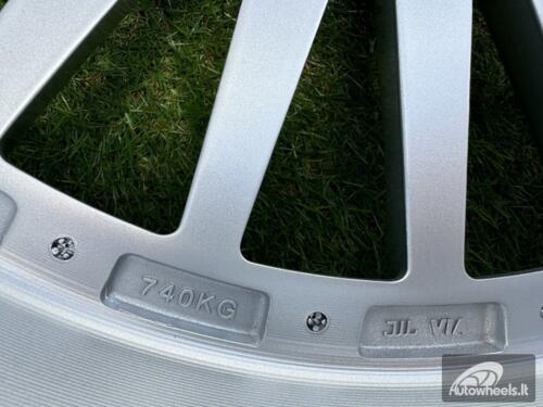 Ratlankis Alpina style with lip 18X10J 4X100/4X108 ET15 73.1 Silver with polished lip for BMW E30