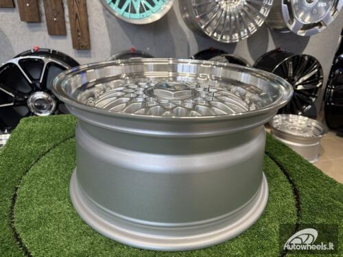 JR Wheels JR9 16x8 ET25 4x100/108 Silver w/Machined Lip+Silver Rivets