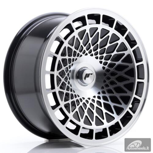 JR Wheels JR14 17x8,5 ET15 Blank Gloss Black Machined Face