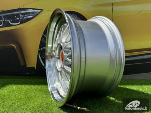 Ratlankis R18x9  5X120  ET  15  74.1  A1025  Silver Shining+Polished Lip (SSPL)  For RACIN  (P)  (Rear+Front Style BBS)