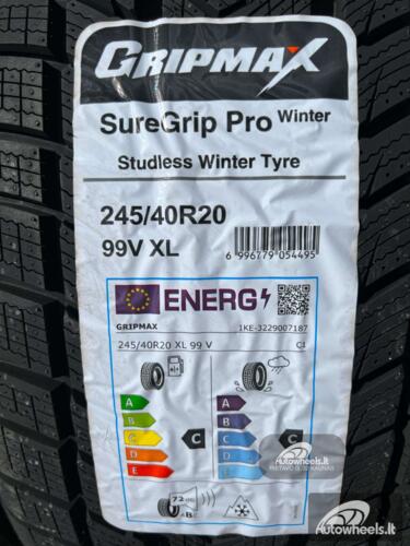 Padanga Gripmax SureGrip Pro Winter R20 245/40