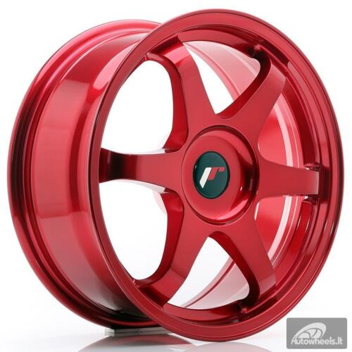 JR Wheels JR3 17x7 ET20-42 BLANK Platinum Red