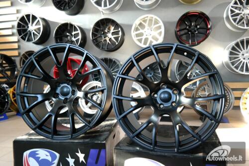 Ratlankis R20x9.5  5X115  ET  18  71.5  B5054  Black Half Matt (BLHM)  For RACIN  (K2)  (DODGE (Rear+Front))