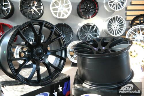 Ratlankis R20x9.5  5X115  ET  18  71.5  B5054  Black Half Matt (BLHM)  For RACIN  (K2)  (DODGE (Rear+Front))