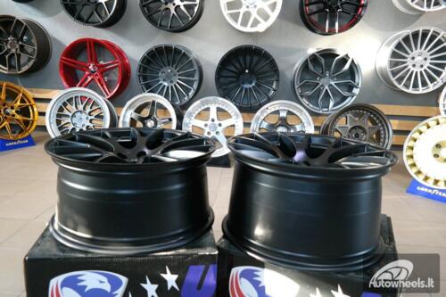 Ratlankis R20x9.5  5X115  ET  18  71.5  B5054  Black Half Matt (BLHM)  For RACIN  (K2)  (DODGE (Rear+Front))