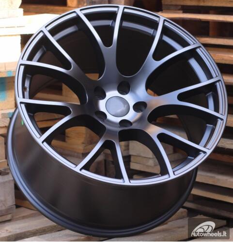 Ratlankis R20x9.5  5X115  ET  18  71.5  B5054  Black Half Matt (BLHM)  For RACIN  (P)  (DODGE (Rear+Front))