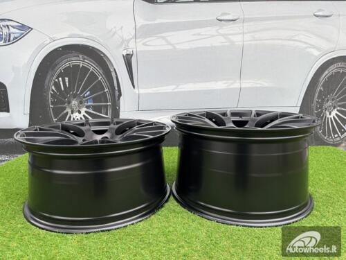 Ratlankis R20x9.5  5X115  ET  18  71.5  B5054  Black Half Matt (BLHM)  For RACIN  (P)  (DODGE (Rear+Front))