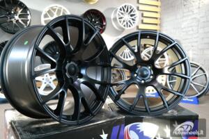 Ratlankis R20x9.5  5X115  ET  18  71.5  B5054  Black Half Matt (BLHM)  For RACIN  (P)  (DODGE (Rear+Front))