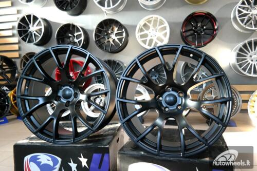 Ratlankis R20x9.5  5X115  ET  18  71.5  B5054  Black Half Matt (BLHM)  For RACIN  (P)  (DODGE (Rear+Front))