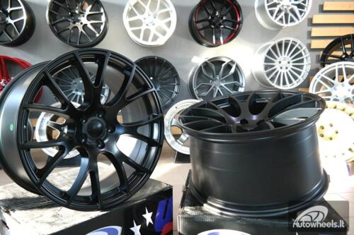 Ratlankis R20x9.5  5X115  ET  18  71.5  B5054  Black Half Matt (BLHM)  For RACIN  (P)  (DODGE (Rear+Front))