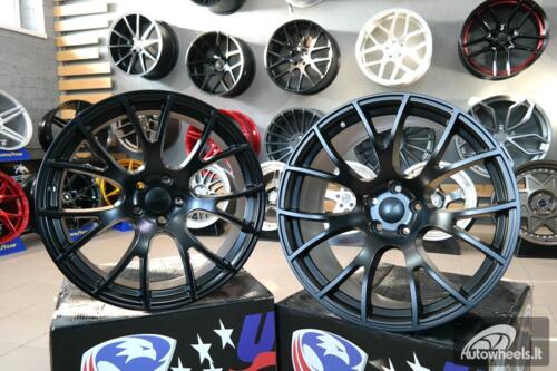 Ratlankis R20x9.5  5X115  ET  18  71.5  B5054  Black Half Matt (BLHM)  For RACIN  (P)  (DODGE (Rear+Front))