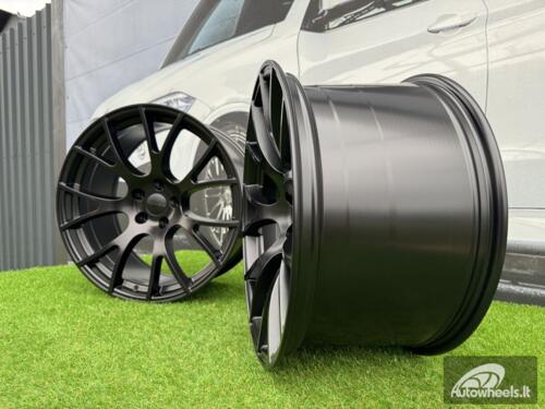 Ratlankis R20x11  5X115  ET  18  71.5  B5054  Black Half Matt (BLHM)  For RACIN  (K4)  (DODGE (Rear+Front))