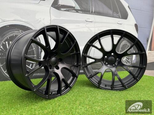 Ratlankis R20x11  5X115  ET  18  71.5  B5054  Black Half Matt (BLHM)  For RACIN  (K4)  (DODGE (Rear+Front))