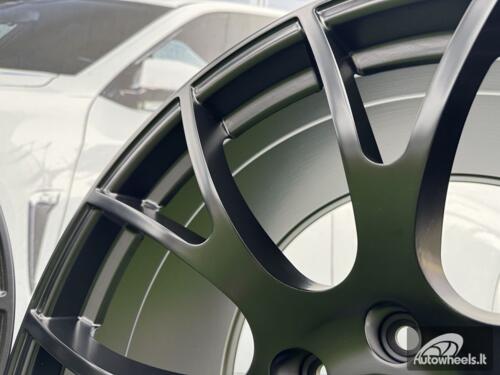 Ratlankis R20x11  5X115  ET  18  71.5  B5054  Black Half Matt (BLHM)  For RACIN  (K4)  (DODGE (Rear+Front))