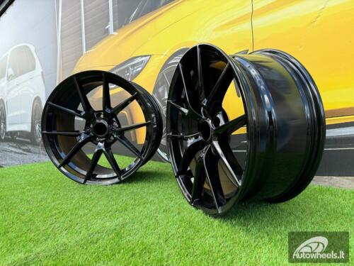 Ratlankis R18x9  5X120  ET  40  72.6  B1416  Black (BL)  For BMW  (Z4)  (Rear+Front)