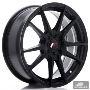 JR Wheels JR21 17x7 ET40 4x100/114 Matt Black