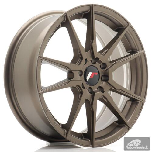 JR Wheels JR21 17x7 ET40 5x100/114 Matt Bronze