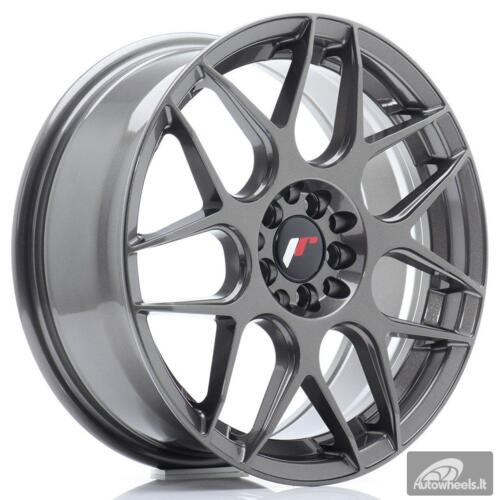 JR Wheels JR18 17x7 ET40 5x108/112 Hyper Gray