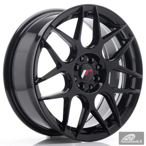 JR Wheels JR18 17x7 ET40 5x100/114 Glossy Black