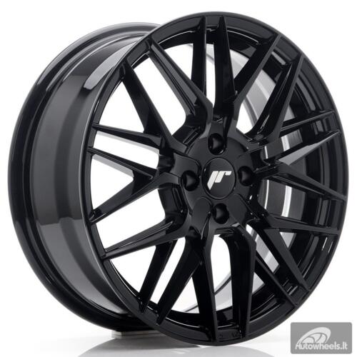 JR Wheels JR28 17x7 ET40 4x100 Glossy Black