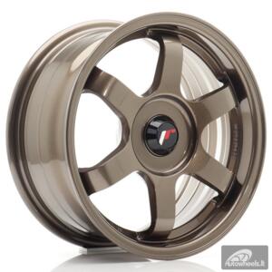 JR Wheels JR3 15x7 ET35-42 BLANK Bronze