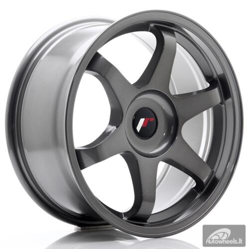 JR Wheels JR3 17x8 ET35 BLANK Gun Metal