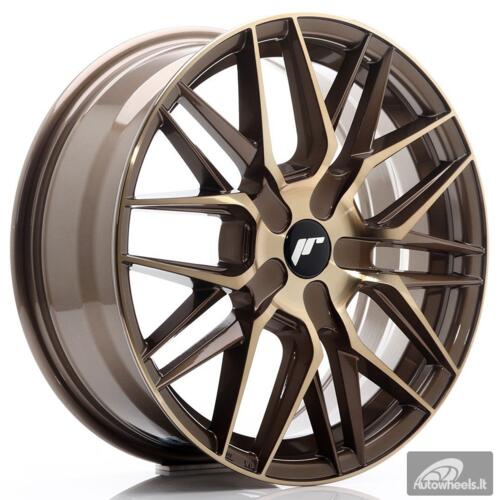 JR Wheels JR28 17x7 ET20-45 BLANK Platinum Bronze