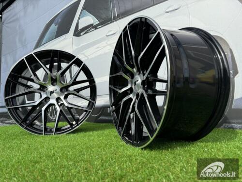 JR Wheels JR28 17x7 ET40 4x100 Gloss Black Machined Face