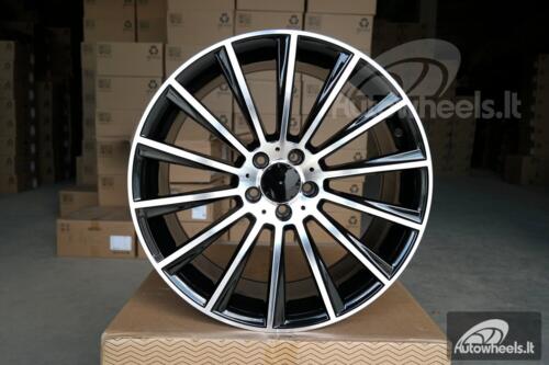 Ratlankis AMG 14 Spoke 19X8J 5X112 ET44 66.6 Black diamond