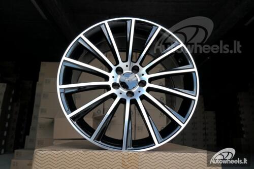 Ratlankis AMG 14 Spoke 19X8J 5X112 ET44 66.6 Black diamond