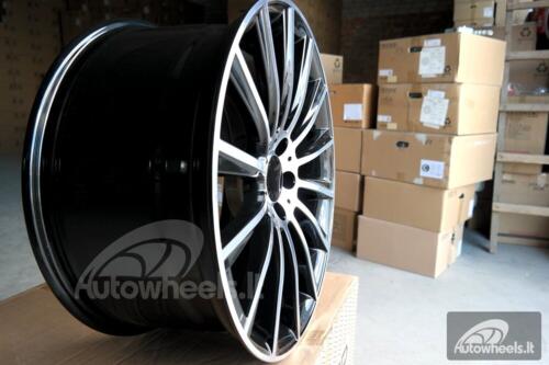 Ratlankis AMG 14 Spoke 19X8J 5X112 ET44 66.6 Black diamond