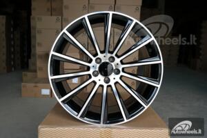 Ratlankis AMG 14 Spoke 19X9J 5X112 ET48 66.6 Black diamond