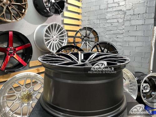 Ratlankis Audi Reger S8 style 19X8.J 5X112 ET35 66.45 Black diamond