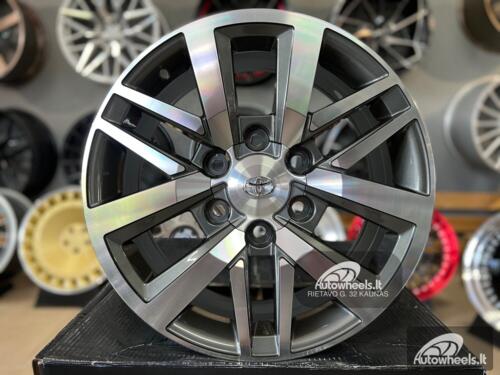 Ratlankis Toyota Ajova Land Cruiser style 17X7.5J 6X139.7 ET25 106.1 Grey polished