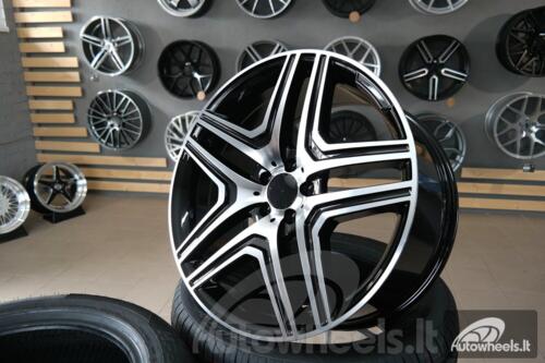 Ratlankis Mercedes-Benz 206 GL ML style 18X8.5J 5X112 ET43 66.6 Black polished