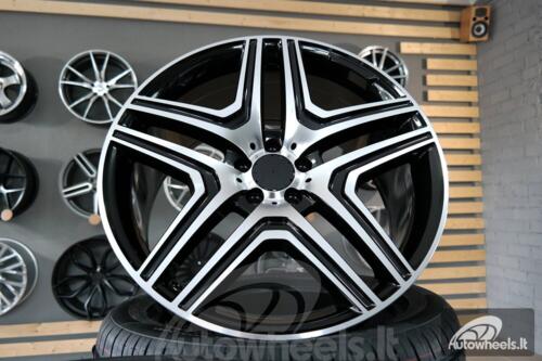 Ratlankis Mercedes-Benz 206 GL ML style 18X8.5J 5X112 ET43 66.6 Black polished