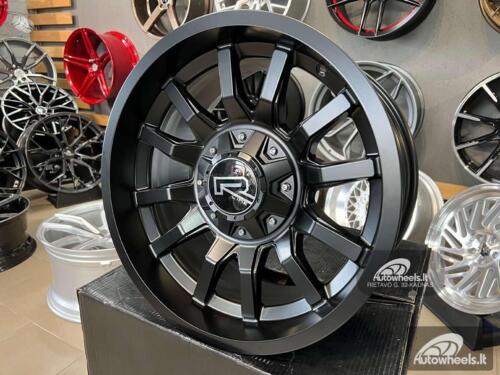 Ratlankis 4x4 Gomet F-150 style 18X9J 5X114.3 - 5x127 ET0 71.5 Black half matt