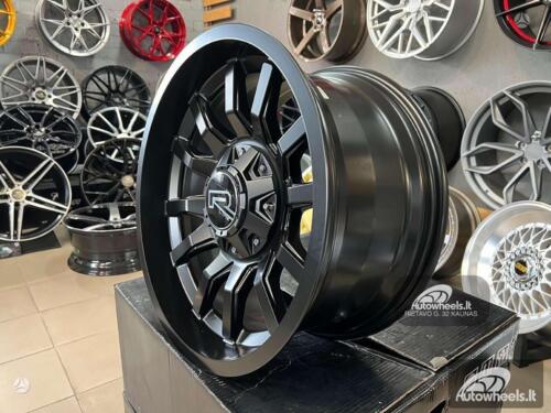 Ratlankis 4x4 Gomet F-150 style 18X9J 5X114.3 - 5x127 ET0 71.5 Black half matt