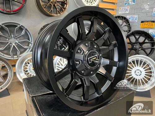 Ratlankis 4x4 Gomet F-150 style 18X9J 5X114.3 - 5x127 ET0 71.5 Black half matt