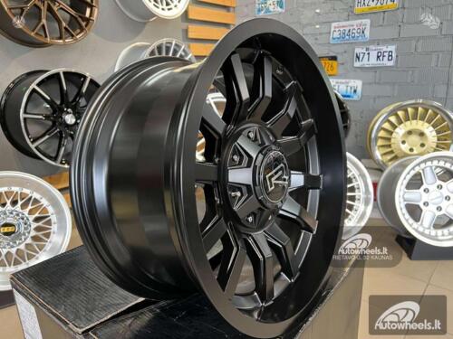 Ratlankis 4x4 Gomet F-150 style 18X9J 5X114.3 - 5x127 ET0 71.5 Black half matt