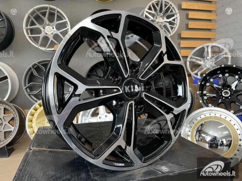 Ratlankis Kia Arteka Sportage style 19X7.5J 5X114.3 ET50 67.1 Black polished
