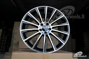 Ratlankis Mercedes-Benz 14-Spoke style 19X8.5J 5X112 ET33 66.6 Black polished