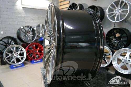 Ratlankis Mercedes-Benz New 16 Spoke AMG S-Class style 20X9.5J ET35 66.6 Hyper black