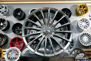 Ratlankis Mercedes-Benz New 16 Spoke AMG S-Class style 20X9.5J ET35 66.6 Hyper black