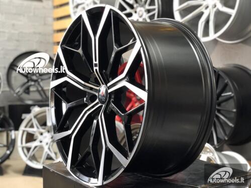Ratlankis Bonno 785 New X5-X6-X7 22X9.5J 5X112 ET32 66.6 Black polished
