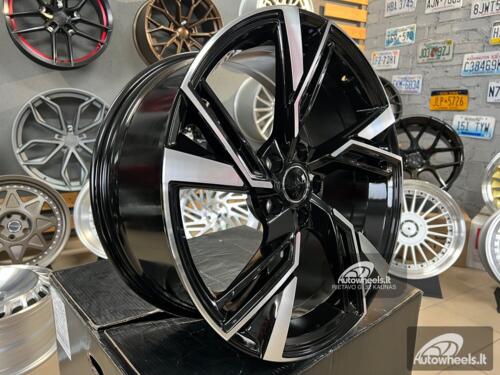 Ratlankis Audi Bander RS6 Style 19X8.5J 5X112 ET35 66.45 Black polished