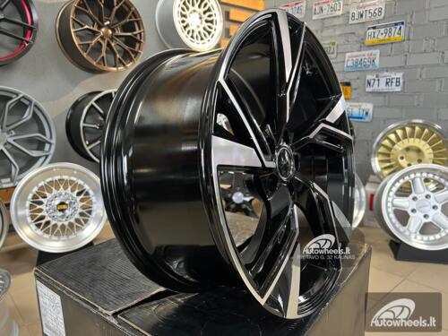 Ratlankis Audi Bander RS6 Style 19X8.5J 5X112 ET35 66.45 Black polished