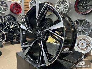 Ratlankis Audi Bander RS6 Style 19X8.5J 5X112 ET35 66.45 Black polished