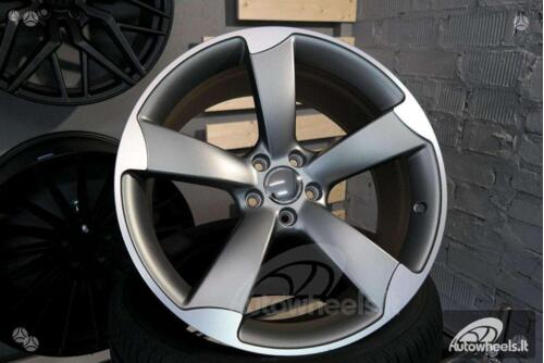 Ratlankis Audi RS4 Style 20X9J 5X112 ET35 66.45 Grey half matt polished