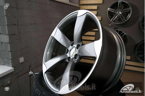 Ratlankis Audi RS4 Style 20X9J 5X112 ET35 66.45 Grey half matt polished